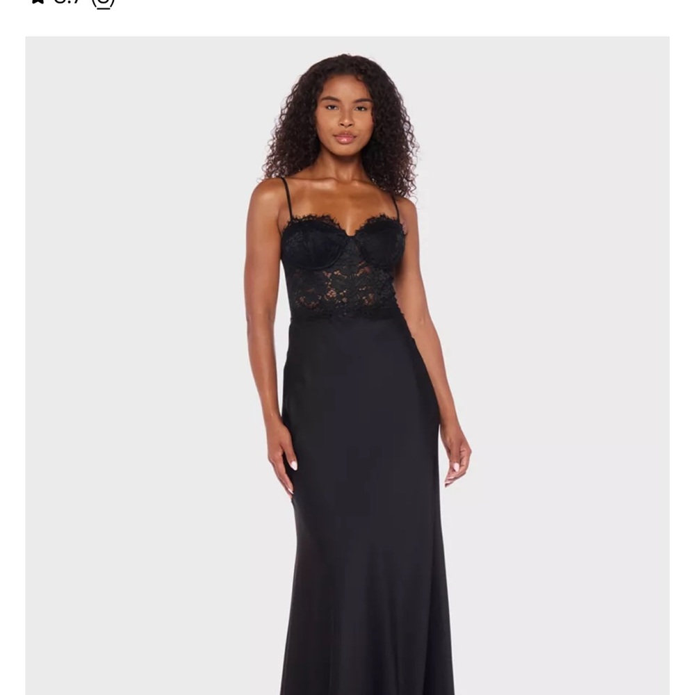 Elegant Black Asymmetrical Dress